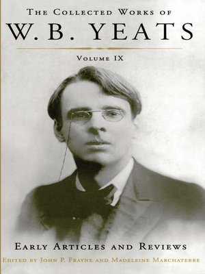 cover image of The Collected Works of W. B. Yeats, Volume IX